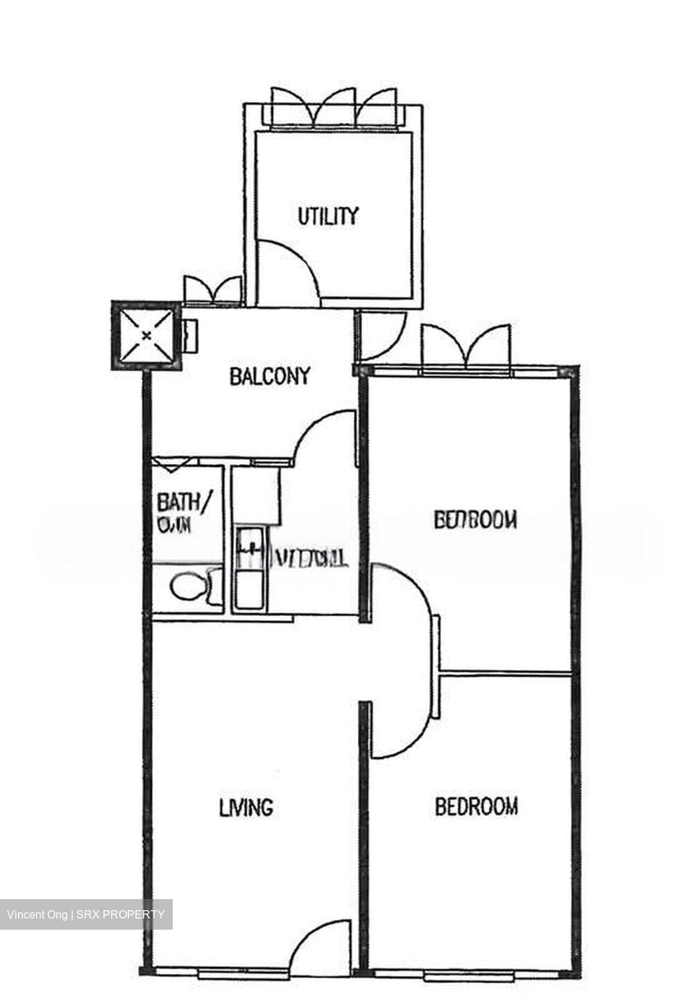 Blk 21 Balam Gardens (Geylang), HDB 3 Rooms #587211871